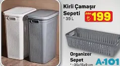 KİRLİ ÇAMAŞIR SEPETİ 39 L fiyat ve kampanya bilgisi